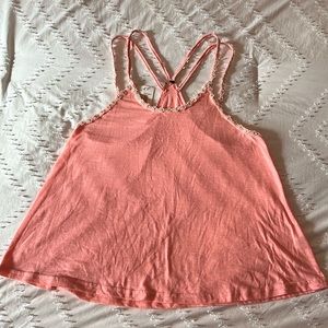 Coral tank top